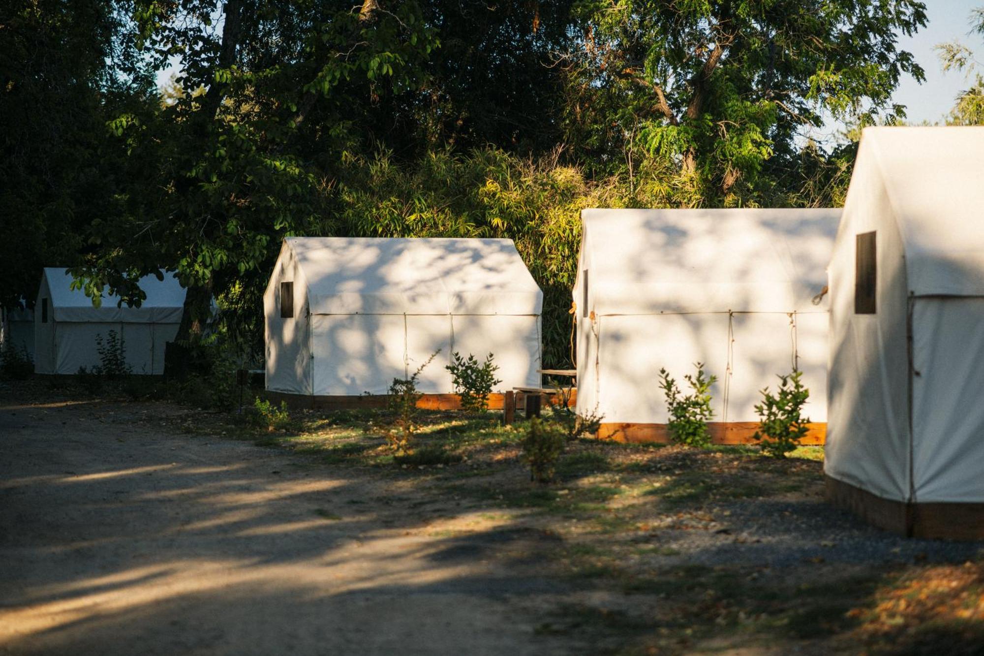 Johnson'S Beach Cabins And Campground Guerneville Extérieur photo