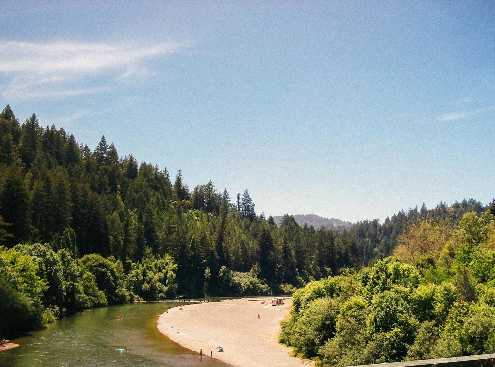 Johnson'S Beach Cabins And Campground Guerneville Extérieur photo